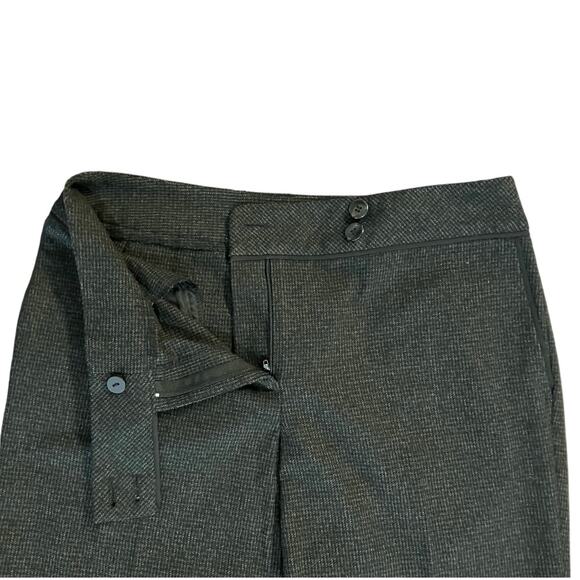 Ann Taylor Loft Women's Black Heather ANN Mid-Rise 31" Inseam Pants Pockets SZ 6 - Picture 4 of 9